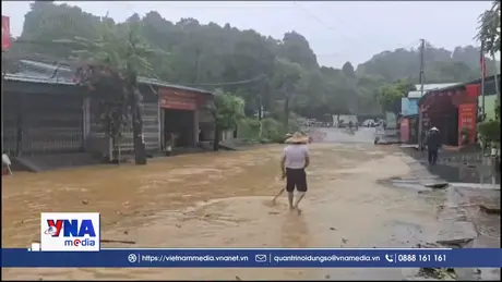 Mưa lớn gây sạt lở, ngập úng cục bộ tại nhiều tuyến đường Lào Cai