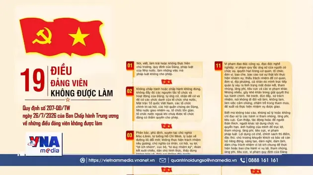 Ý kiến đảng viên về 19 điều đảng viên không được làm