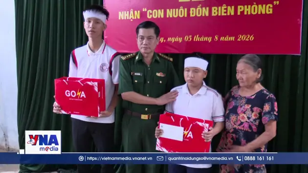 Bộ đội biên phòng nhận nuôi cháu nhỏ có cha mẹ thiệt mạng do