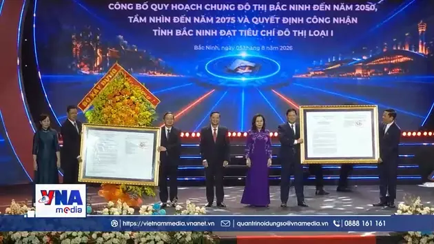 Bắc Ninh công bố Quy hoạch chung đô thị, đón nhận quyết định đạt tiêu chí đô thị loại I