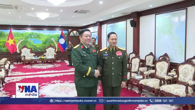 Việt Nam-Lào đẩy mạnh hợp tác toàn diện về quốc phòng