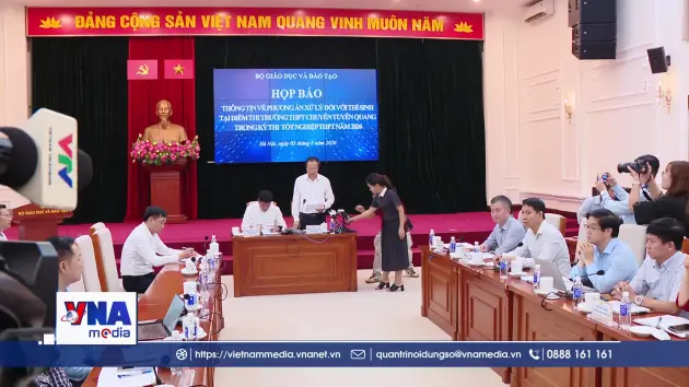 Huỷ kết quả thi và tổ chức thi lại tất cả các môn thi của thí sinh tại điểm thi Trường Trung học Phổ thông Chuyên Tuyên Quang
