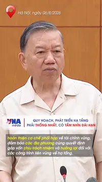 Q﻿uy hoạch, phát triển hạ tầng phải thống nhất, có tầm nhìn dài hạn
