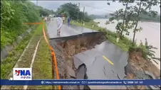 Lào Cai: Sạt lở cuốn trôi 30m mặt đường tỉnh lộ 161