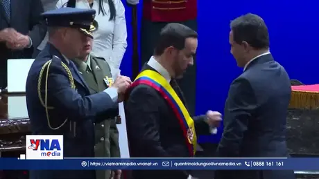 Tổng thống đắc cử Colombia Abelardo De La Espriella nhậm chức