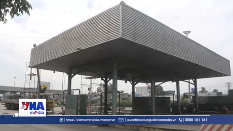 Chính thức tháo dỡ trạm thu phí cầu Đồng Nai