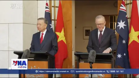 Tổng Bí thư, Chủ tịch nước Tô Lâm và Thủ tướng Australia gặp gỡ báo chí