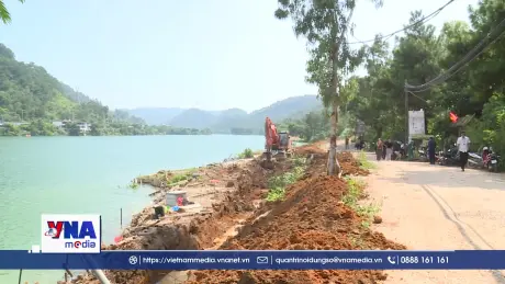 Giải tỏa vi phạm trong phạm vi bảo vệ công trình thủy lợi hồ Đồng Đò