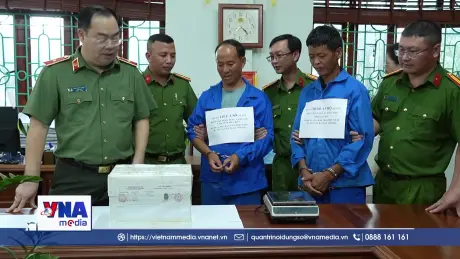 Phá chuyên án ma túy, bắt 2 đối tượng, thu giữ 8 bánh heroin