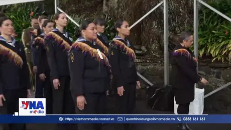 Lễ đón Tổng Bí thư, Chủ tịch nước Tô Lâm theo nghi thức truyền thống của thổ dân Maori
