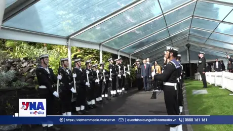 Lễ đón Tổng Bí thư, Chủ tịch nước Tô Lâm thăm cấp Nhà nước tới New Zealand