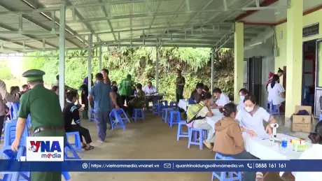 Khám sức khỏe miễn phí cho người dân vùng biên