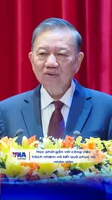 Học phải gắn với công việc, trách nhiệm và kết quả phục vụ nhân dân