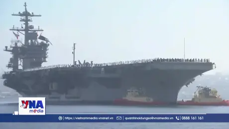 Xung đột Iran tạo sức ép đối với lực lượng tàu sân bay Mỹ