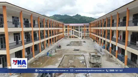 Trường nội trú liên cấp xã Lóng Phiêng sẵn sàng cho năm học mới