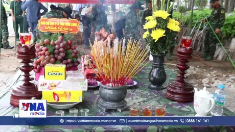 Tổ chức tìm kiếm, quy tập hài cốt liệt sĩ tại Công viên TP Vĩnh Long