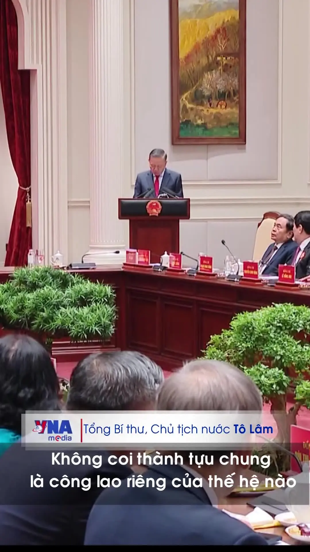 Tổng Bí thư, Chủ tịch nước Tô Lâm: Không coi thành tựu chung là công lao riêng của thế hệ nào