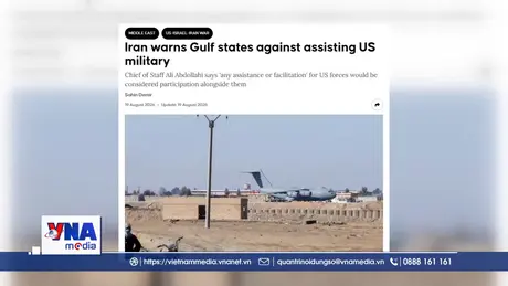 Iran cảnh báo các quốc gia hỗ trợ chiến dịch quân sự của Mỹ
