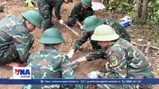 Tìm kiếm, quy tập 4 hài cốt liệt sĩ cùng nhiều di vật quan trọng