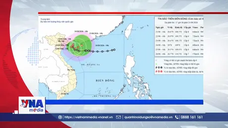 Trạm tin số sáng 22/8: Cơn bão số 4 trong năm 2026, hiện chưa được quốc tế đặt tên