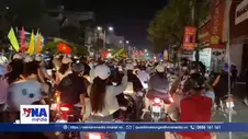 Người dân Cần Thơ ăn mừng chiến thắng của tuyển Việt Nam