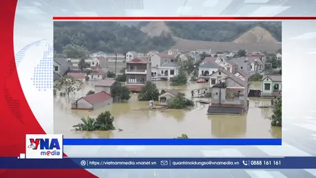 🔴Trạm tin số trưa 24/8: Công điện khẩn ứng phó mưa lũ do bão số 4