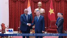 Tổng Bí thư, Chủ tịch nước Tô Lâm tiếp Chủ tịch Quốc hội Bờ Biển Ngà Patrick Achi