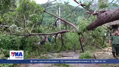 Nhiều nhà ở tại Lào Cai bị tốc mái, thiệt hại do mưa dông