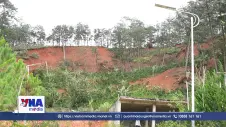 Sạt lở đồi thông uy hiếp khu đô thị dưới chân núi Langbiang Đà Lạt