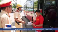 Tổng kiểm soát phương tiện kinh doanh vận tải trong một tháng