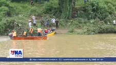 Nỗ lực tìm kiếm 3 nạn nhân mất tích do lật thuyền ở Thái Nguyên
