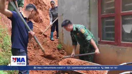 Biên phòng Lạng Sơn dồn lực khắc phục hậu quả bão số 4