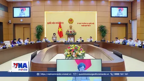 Tiếp tục phiên họp thứ 5, ủy ban Thường vụ Quốc hội