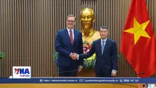 Thủ tướng Lê Minh Hưng tiếp Đại sứ Pháp đến chào từ biệt