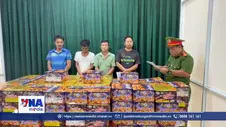 Khởi tố đường dây mua bán hơn 620 kg pháo nổ