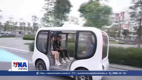 Hà Nội thử nghiệm xe buýt tự hành, robotaxi tại Hòa Lạc