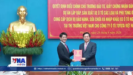 Phú Thọ điều chỉnh chủ trương đầu tư cho Toyota Việt Nam