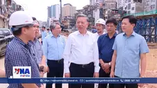 Tổng Bí thư, Chủ tịch nước Tô Lâm kiểm tra thực tế một số dự án tại Hà Nội