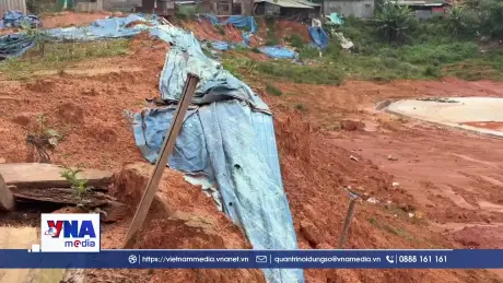 Lâm Đồng khẩn cấp bảo vệ hàng chục hộ dân trong khu sạt lở