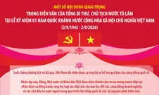 Một số nội dung quan trọng trong Diễn văn của Tổng Bí thư, Chủ tịch nước Tô Lâm tại Lễ kỷ niệm 81 năm Quốc khánh nước Cộng hòa xã hội chủ nghĩa Việt Nam (Phần 3)