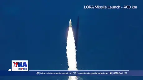 Israel và Đức thử nghiệm thành công tên lửa đạn đạo