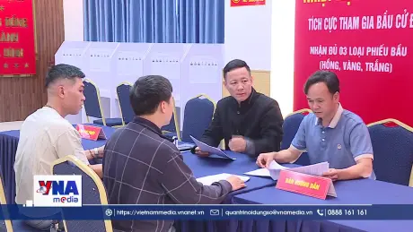 Công tác tuyên truyền cho ngày bầu cử được triển khai đồng bộ