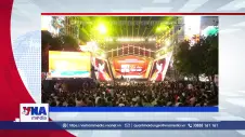 Tối qua, nhiều tỉnh thành trên cả nước rực rỡ pháo hoa và các chương trình nghệ thuật chào mừng Quốc khánh 2/9 