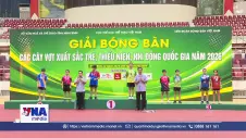 Bế mạc Giải bóng bàn cây vợt xuất sắc các lứa tuổi quốc gia năm 2026