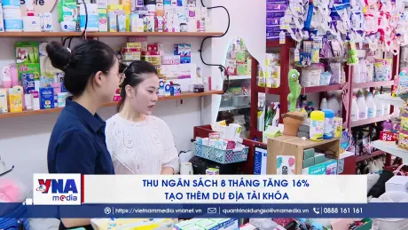 Thu ngân sách 8 tháng tăng 16%, tạo thêm dư địa tài khóa