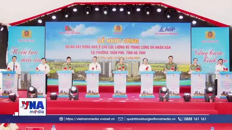 Khởi công dự án nhà ở cho lực lượng công an tại Hà Tĩnh