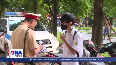 Hà Nội mở cao điểm xử lý vi phạm giao thông liên quan học sinh