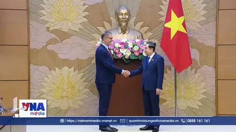 Chủ tịch Quốc hội Trần Thanh Mẫn tiếp Đại sứ Pháp tại Việt Nam