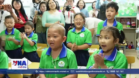 Lễ khai giảng đặc biệt của bệnh nhi ung thư