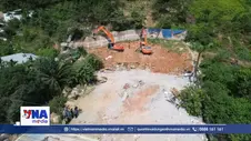 Hiện trường phá dỡ 4 công trình vi phạm tại hồ Đồng Đò